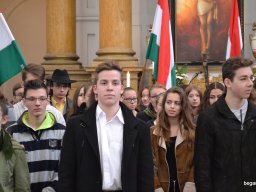 Megemlékezés az 1956-os forradalomról  a gimnáziumban