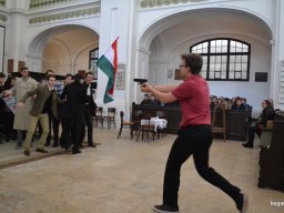 Megemlékezés az 1956-os forradalomról  a gimnáziumban