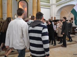 Megemlékezés az 1956-os forradalomról  a gimnáziumban