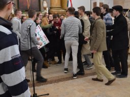 Megemlékezés az 1956-os forradalomról  a gimnáziumban