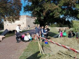 Régészeti ásatáson az 5. évfolyam