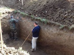 Régészeti ásatáson