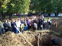 Régészeti ásatáson