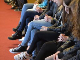 A végzős osztályok utolsó áhítata