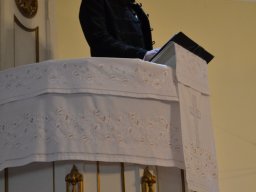 A végzős osztályok utolsó áhítata