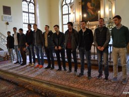 A végzős osztályok utolsó áhítata