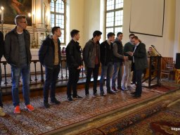 A végzős osztályok utolsó áhítata