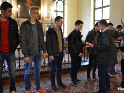 A végzős osztályok utolsó áhítata