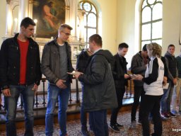 A végzős osztályok utolsó áhítata