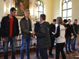 A végzős osztályok utolsó áhítata