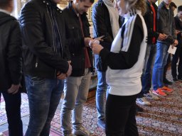 A végzős osztályok utolsó áhítata