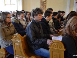 A végzős osztályok utolsó áhítata