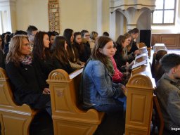 A végzős osztályok utolsó áhítata