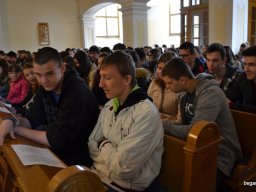 A végzős osztályok utolsó áhítata