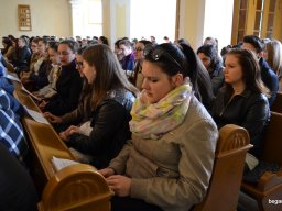 A végzős osztályok utolsó áhítata
