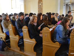 A végzős osztályok utolsó áhítata