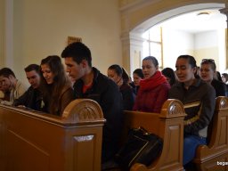 A végzős osztályok utolsó áhítata