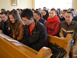 A végzős osztályok utolsó áhítata