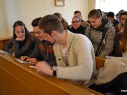 A végzős osztályok utolsó áhítata