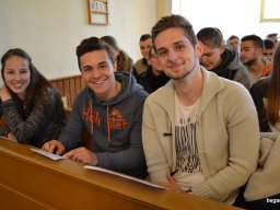 A végzős osztályok utolsó áhítata