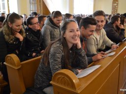 A végzős osztályok utolsó áhítata