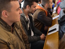 A végzős osztályok utolsó áhítata