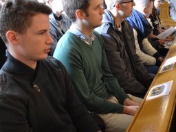 A végzős osztályok utolsó áhítata