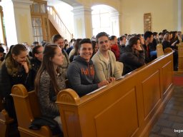 A végzős osztályok utolsó áhítata