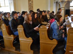 A végzős osztályok utolsó áhítata