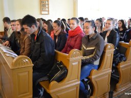 A végzős osztályok utolsó áhítata