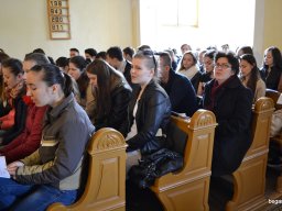 A végzős osztályok utolsó áhítata