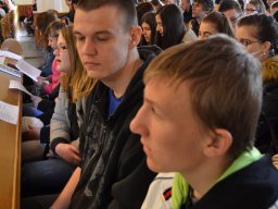 A végzős osztályok utolsó áhítata