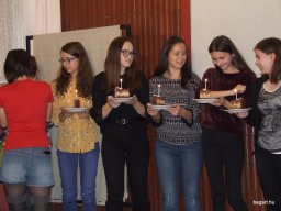 Szülinap a kollégiumban