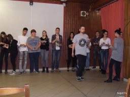 Szülinap a kollégiumban