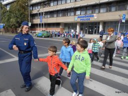 Városi díjkiosztó a közlekedésbiztonság gyermekszemmel