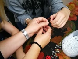 Karácsonyi játszóház az aulában