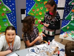 Karácsonyi játszóház az aulában