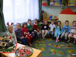 Mikulás az óvodában