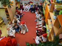 Mikulás az óvodában