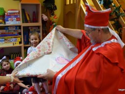 Mikulás az óvodában