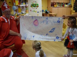 Mikulás az óvodában