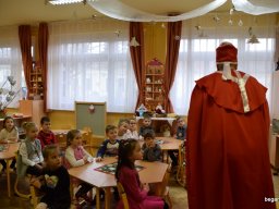 Mikulás az óvodában