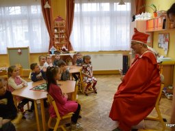 Mikulás az óvodában