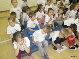 Városi Sportnapon a nagycsoportos gyerekek