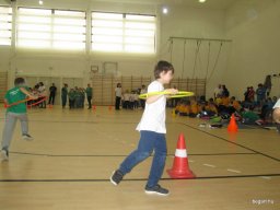 Városi Sportnapon a nagycsoportos gyerekek