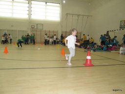 Városi Sportnapon a nagycsoportos gyerekek