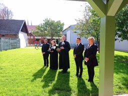 Udvarszentelés és az új kiscsoportosok befogadó ünnepsége